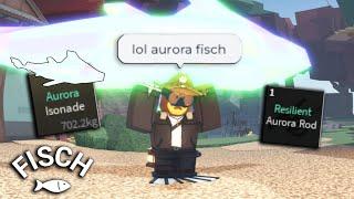 NEW Aurora Rod Is Free Money In FISCH Roblox (New Update)