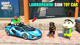 Franklin & Shinchan Buy Mini Lamborghini Sian Toy Car in GTA 5 | JNK GAMER