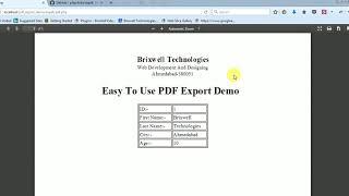 How to Generate html to pdf in PHP