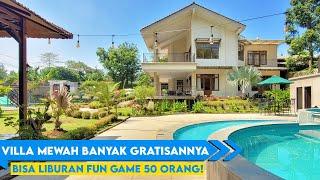 VILLA MODERN FASILITAS SUPER LENGKAP?! | Review Villa Liburan Rame-rame | Villa Casa Bardolino