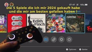 Meine ganz persönliche Top 5 der Spiele die ich mir 2024 gekauft und auch gespielt habe.