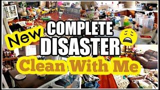 (DO IT ON A DIME STYLE) COMPLETE DISASTER CLEAN WITH ME EXTREME CLEANING MOTIVATION/ MESSY MAMA LIFE