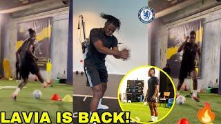 GOOD NEWS!ROMEO LAVIA STORMS THE PITCH AND GYM AFTER RECOVERYLavia Hints His Return to Chelsea