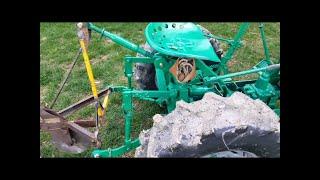 Homemade tractor 3 point hitch setup