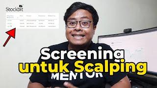 Screening Saham untuk Scalping sebelum Market Buka!