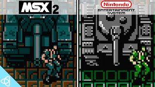 Metal Gear - MSX vs. NES | Side by Side