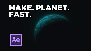 Create a Planet Fast in After Effects