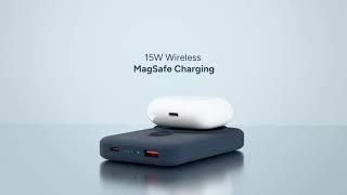 Ambrane Aerosync Mount | Magsafe Wireless Power Bank for iPhones #powerbank #wirelesspowerbank