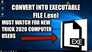 Part-2 : Convert into exe file: How to convert bat file into exe file | How to create exe file |.exe