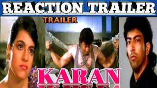 Karan 1994|Reaction Trailer With Ajay|Romantic Action Drama Movie|Vindu Dara Singh