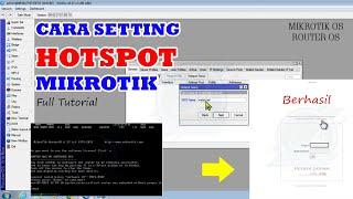 CARA SETTING HOTSPOT PADA MIKROTIK | VIRTUALBOX