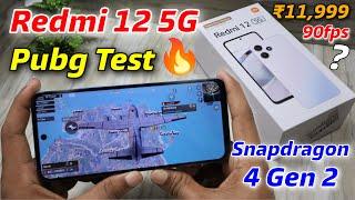 Redmi 12 5g Pubg Test || Redmi 12 5g Bgmi Graphics Test, Heating Test 