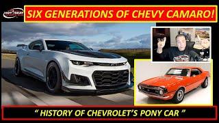 History of the Chevrolet Camaro!  Six generations of pony car! #chevrolet #camaro #chevy #car