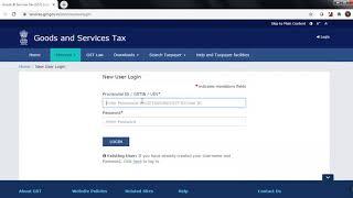 How to Login after generating TRN (Temporary Reference Number) in GST website in hindi