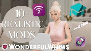 10+ Mods For Realistic Gameplay | The Sims 4