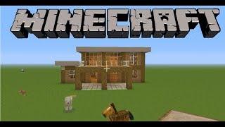 Minecraft Tutorial: How To Build Easy Survival House (#7)