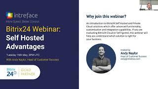 Bitrix24 Webinar : Self Hosted Advantages (May 2023)