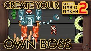 Super Mario Maker 2 - Insane Create Your Own Robot Boss Fight Level