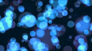 Abstract Blue Bokeh Background