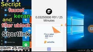 secript faucet keran || bypass shortlink 2024