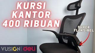 KURSI KANTOR BUDGET TERNYAMAN 2023 | Deli Vusign Office Chair E4925