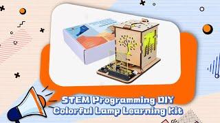 KS0804 Programmable DIY Colorful Lamp Starter Kit For Arduino ESP32 &Microbit V2 Kit #keyestudio