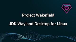 OpenJDK Project Wakefield - The Wayland Desktop for JDK on Linux