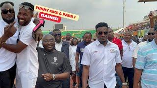 Bawumia, Asamoah Gyan, Funny Face STORMS Kumasi Sport Stadium