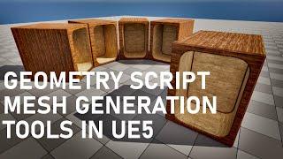 Lyra Style Geometry Script Procedural Mesh Tools In Unreal Engine 5 - Making Your First Tool