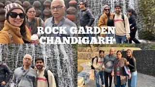 First VLOG OF 2025 | Full family Rock Garden trip  #chandigarh #rockgarden #mansisrivastava