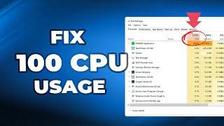 How to Fix 100 CPU Usage in Windows 11