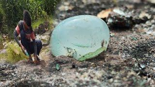 Digging for Diamonds in an Abandoned River – Huge Sparkling Gemstone Recovery!