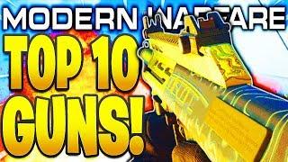 TOP 10 BEST GUNS IN MODERN WARFARE 1.10 PATCH! COD MODERN WARFARE BEST WEAPONS IN COD MW AFTER 1.10!