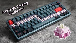 Akko V3 Creamy Purple Pro Switch Review: Excellent Tactile Switches!
