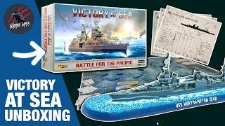 VICTORY AT SEA UNBOXING - Battle For The Pacific Starter Game By Warlord Games