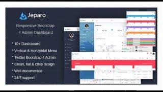 Jeparo - Responsive Bootstrap 4 Admin Dashboard Template | Themeforest Templates