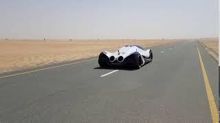 Devel Sixteen playing in the desert on low boost (20% Throttle)