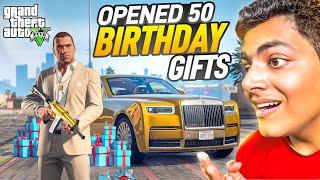 I SPENT 500GC TO OPEN 50 BIRTHDAY GIFTS IN GRAND RP