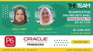 Oracle Primavera P6 - Présentation & formation pratique avec THE TEAM