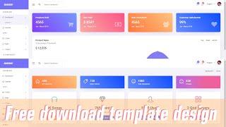 Free Bootstrap 4 HTML5 Admin Dashboard Template