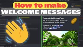 How to make a welcome message on Discord 2022