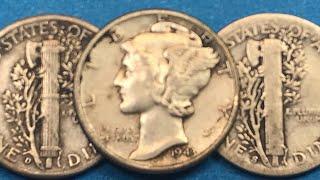 US 1943 Mercury Dimes - $17,500 United States Coins Out There