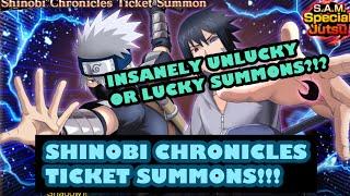 MY LUCKIEST UNLUCKY SUMMONS EVER?? Shadow Sasuke and Kid Kakashi Shinobi Chronicles Summons!! Nxb NV