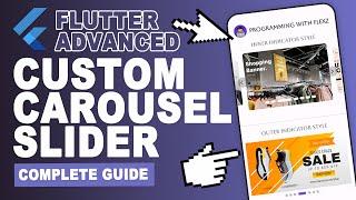 Flutter Dynamic Carousel Slider | Custom Dots Indicator with Animation | A complete Flutter guide