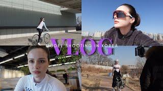 VLOG / Model work in Korea / Sunglasses shooting on the island