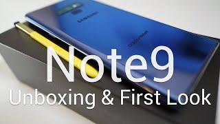 Samsung Galaxy Note 9 - Unboxing and First Look