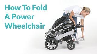 How To Fold A Lightweight Power Wheelchair