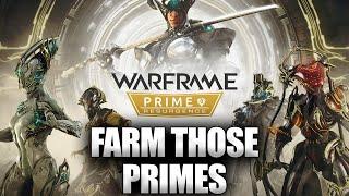 FARM ALL THE PRIME WARFRAMES (Almost)! Prime Resurgence Winter Event Is Back!