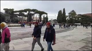 Roma-Parma: i tifosi giallorossi verso lo Stadio Olimpico