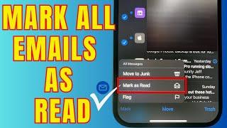 How to Mark as Read all Emails in Mail app on iPhone (iOS 18.2)